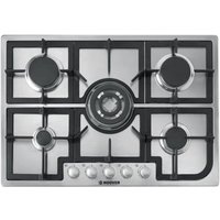 HOOVER HGH75SQCX Built-in Gas Hob - Stainless Steel, Stainless Steel