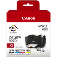 CANON PGI-1500XL Black & Colour Ink Cartridges - Multipack, Black