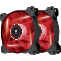 CORSAIR Air Series AF120 CO-9050016-RLED Twin 120 Mm Case Fans - Red LED, Red