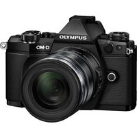 OLYMPUS OM-D E-M5 Mark II Compact System Camera With M.ZUIKO 12-50 Mm F/3.5-6.3 Zoom Lens, Black
