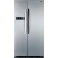 INDESIT SBSAA530SD American Style Fridge Freezer - Silver, Silver