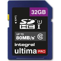 INTEGRAL UltimaPro Class 10 SDHC Memory Card - 32 GB