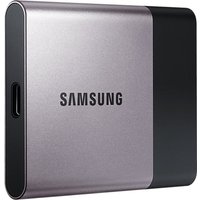 SAMSUNG T3 External SSD - 1 TB, Silver & Black, Silver
