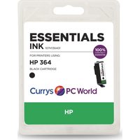 ESSENTIALS 364 Black HP Ink Cartridge, Black