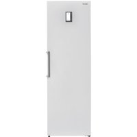 SHARP SJ-S1251E0W Tall Freezer - White, White