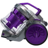 RUSSELL HOBBS RHCV2103 Cylinder Bagless Vacuum Cleaner - Gunmetal Grey & Purple, Grey