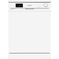 SHARP QW-GC13F472W Full-size Dishwasher - White, White