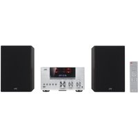 JVC UX-D427S Wireless Traditional Hi-Fi System - Silver, Silver