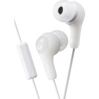 JVC Gumy Plus Headphones - White, White
