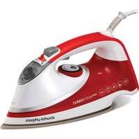 MORPHY RICHARDS Turbosteam Pro Pearl 303124 Steam Iron - White & Red, White