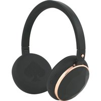 KATE SPADE New York Wireless Bluetooth Headphones - Rose Gold & Black Gem, Gold