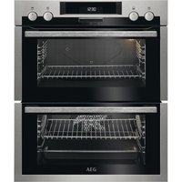 AEG DUE431110M Electric Double Oven - Stainless Steel & Black, Stainless Steel