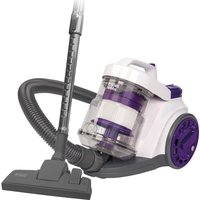 RUSSELL HOBBS RHCV3001 Cylinder Bagless Vacuum Cleaner - White & Purple, White