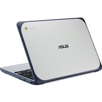ASUS C202 11.6" Chromebook - White & Blue, White