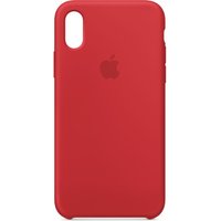 APPLE IPhone X Silicone Case - (PRODUCT)RED, Red