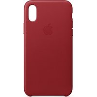 APPLE IPhone X Leather Case - (PRODUCT)RED, Red