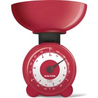 SALTER Orb Mechanical Kitchen Scales - Red, Red