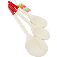 T&G WOODWARE 3-piece Spoon Set - Red, Red