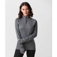Adidas Women's Tracero Half-Zip Baselayer, Grey