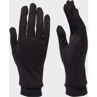 Trekmates Unisex Silk Gloves, Black