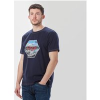 One Earth Men's Never Stop T-Shirt, Navy
