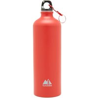 Eurohike Aqua 1L Aluminium Bottle, Red