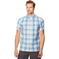 Regatta Men's Brennen Short Sleeve Shirt, Blue