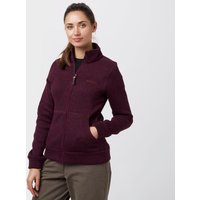 Brasher Women's Rydal Knit Fleece Jacket, Purple