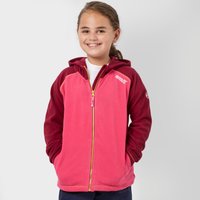 Regatta Girl's Upflow Hooded Fleece, Pink