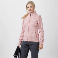 Brasher Women's Rydal Full Zip Fleece, Light Pink