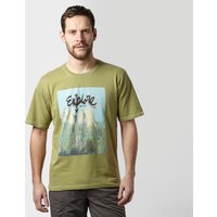 One Earth Men's Eagle T-Shirt - Green, Green