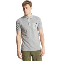 Brasher Men's Robinson Stripe Polo Shirt - Grey, Grey