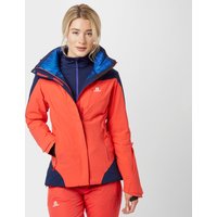 Salomon Women's Icerocket Ski Jacket - Orange, Orange