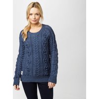 Animal Women's Errie Cable Knit Jumper - Navy, Navy