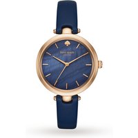 Kate Spade New York Ladies Holland Blue Leather Strap Watch KSW1157