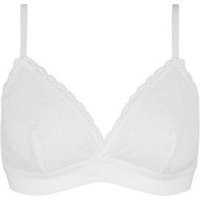 White Lace Bralet New Look