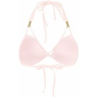 Pink Moulded Triangle Bikini Top New Look
