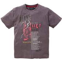 Label J Splice Oversized Print T-Shirt L