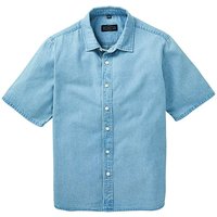 Label J Short Sleeve Denim Shirt Long