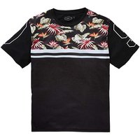Label J Floral Sports Panel Tee Long