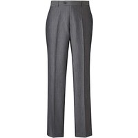 W&B London Charcoal Slim Trousers 31in