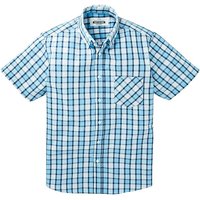 Jacamo Harper S/S Check Shirt Long - NAVY/CHECK