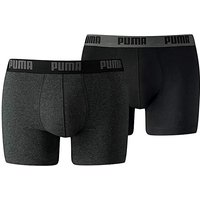 2 Pair Puma Basic Boxer Shorts - GREY