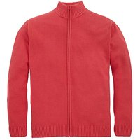 Southbay Unisex Zipper Cardigan - CORAL