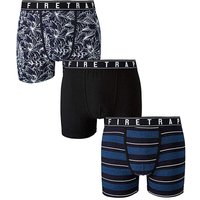 Firetrap 3 Pack Assorted Boxers - NAVY MULTI