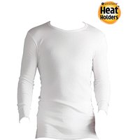 1 Pack Heat Holders Long Sleeve Vest - WHITE