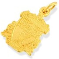 9ct Gold Liverpool FC Crest Pendant - J2258