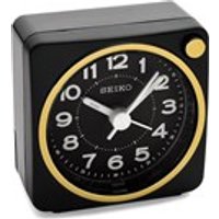 Seiko Black And Gold Mini Cube Alarm Clock - C0635