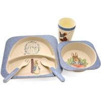 Beatrix Potter Peter Rabbit Children's Five Piece Organic Bamboo Dinner Set - P8740