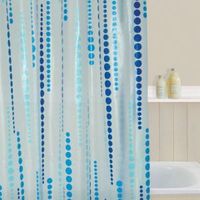 B&Q Aqua Beads Shower Curtain (L)1.8 M